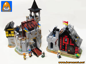 Lego moc Black Falcon Outpost & Fortified Inn